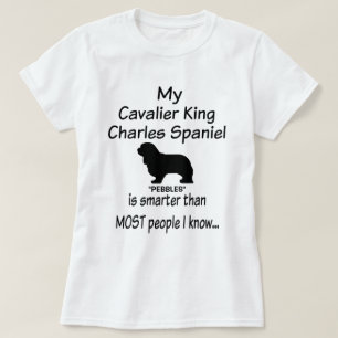 Camiseta Mi Cavalier King Charles Spaniel Dog es más inteli