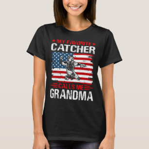 Camiseta Mi cazador favorito me llama GRANDMA Béisbol EEUU