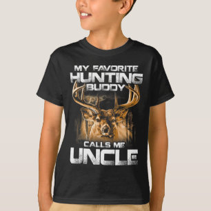 Camiseta Mi cazador favorito me llama tío