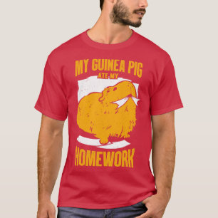 Camiseta Mi cerdo guineano comió mi regalo para el amante d