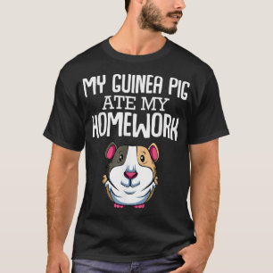Camiseta Mi cerdo guineano se comió mi ani gracioso