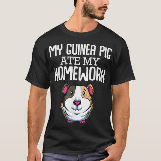 Camiseta Mi cerdo guineano se comió mi ani gracioso