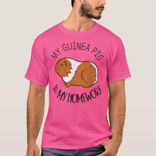 Camiseta Mi cerdo guineano se comió mi hogar, divertido jue