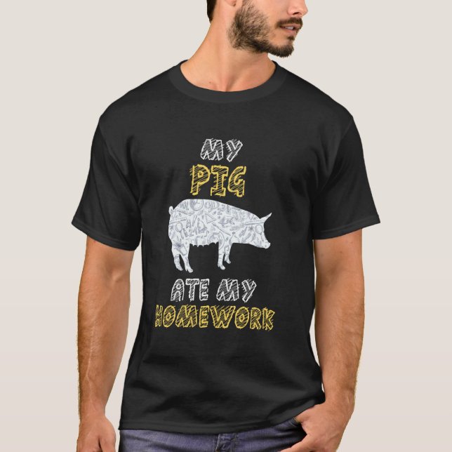 Camiseta Mi Cerdo Se Comía Mi Cebolla Doméstica... (Anverso)