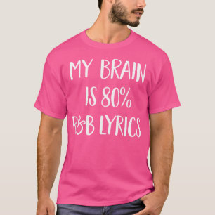 Camiseta Mi Cerebro Es Canción Graciosa Del 80 Por Ciento D