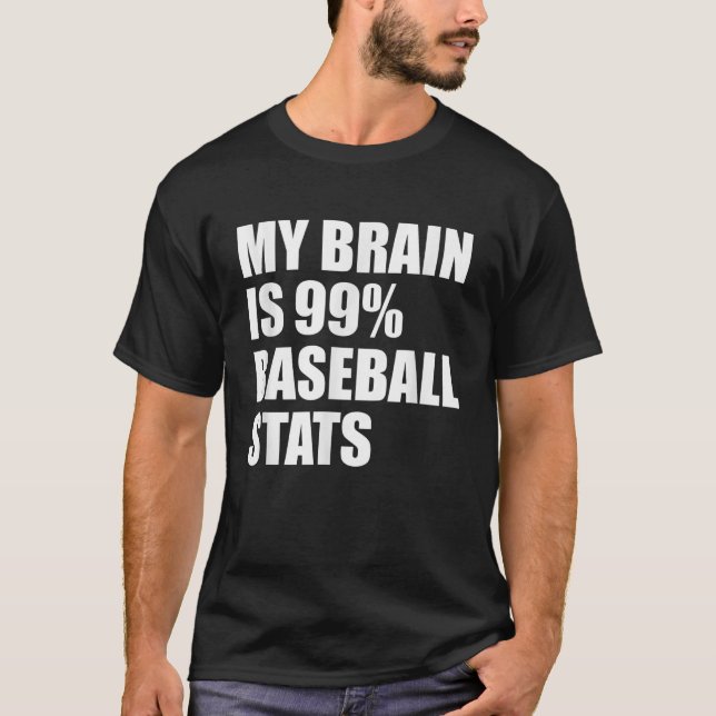Camiseta Mi Cerebro Es El Entrenador Catcher Pitche De 99 E (Anverso)