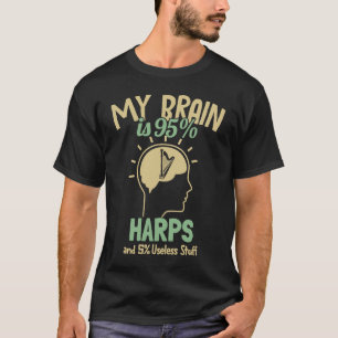 Camiseta Mi cerebro es el harpa de pedales de 95 Harps Kong