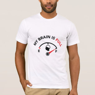 Camiseta Mi cerebro es lleno