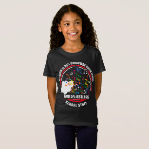 Camiseta Mi cerebro es profesor de música de las letras de