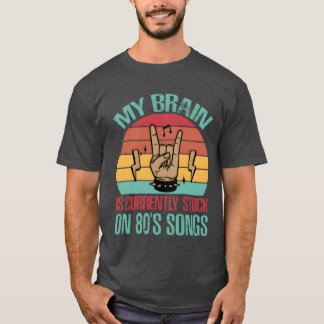 Camiseta Mi cerebro está actualmente atascado en canciones