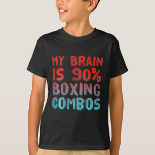 Camiseta Mi Cerebro Está En El 90% Impresión De Combos De B