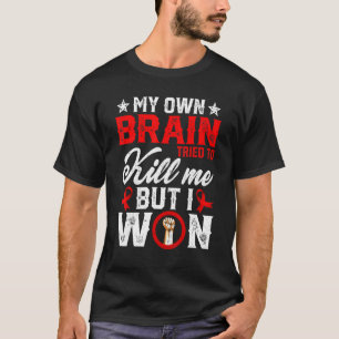 Camiseta Mi Cerebro Trató De Matarme A Sobreviviente De Acc