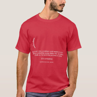 Camiseta Mi cerebro tuvo un problema