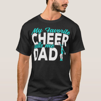 Camiseta Mi Cheer favorito me llama papá Cheerading Dad