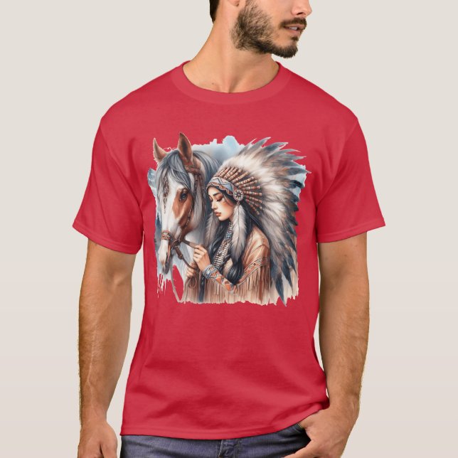 Camiseta Mi chica amigo de caballos (Anverso)