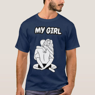 Camiseta Mi chica caliente divertida