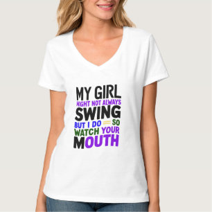 Camiseta Mi Chica Puede Que No Siempre Se Estanque, Pero Lo