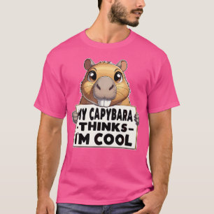 Camiseta Mi Chigüiro Cree Que Soy Capibara De Guay