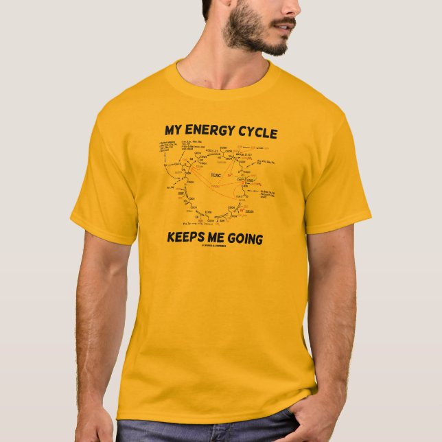 Camiseta Mi ciclo de la energía me guarda el ir (el ciclo (Anverso)