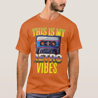 Camiseta Mi cinta con vibra retro divertida