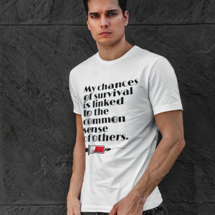 Camiseta Mi cita de posibilidades de supervivencia
