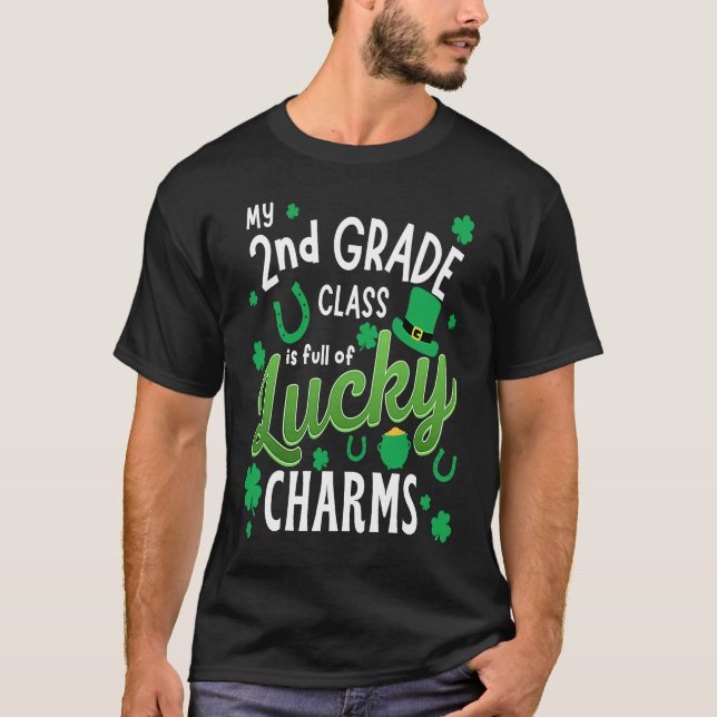 Camiseta Mi Clase De 2º Grado Está Llena De Encantos Afortu (Anverso)