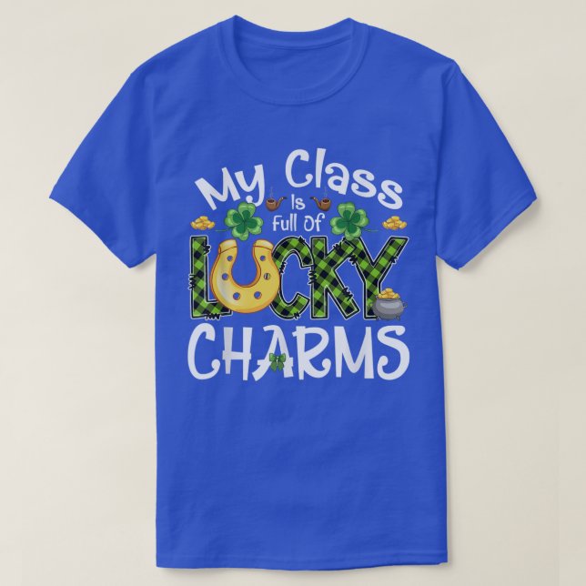Camiseta Mi Clase Está Llena De Encantadores Afortunados Pr (Diseño del anverso)
