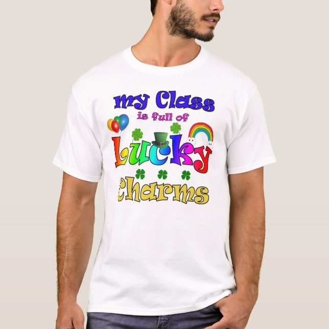 Camiseta Mi Clase Está Llena De Encantos Afortunados (Anverso)