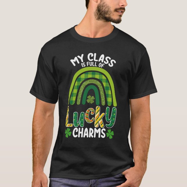 Camiseta Mi clase está llena de encantos afortunados en el  (Anverso)