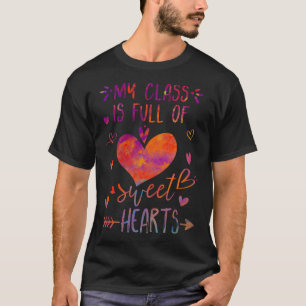 Camiseta mi clase está llena de novios.