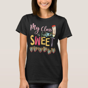 Camiseta Mi Clase Está Llena De novios, Xoxo Teacher Vale