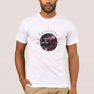 Camiseta Mi coche favorito. Tu foto está en el círculo.