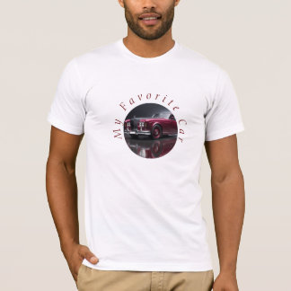 Camiseta Mi coche favorito. Tu foto está en el círculo.