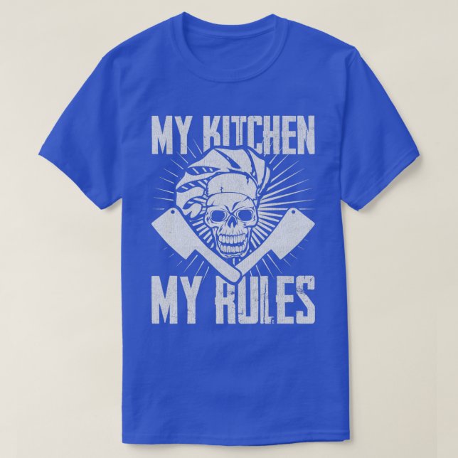 Camiseta Mi cocina mi chef de reglas 1 (Diseño del anverso)