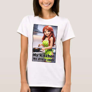 Camiseta Mi cocina mi código de vestimenta diseño divertido