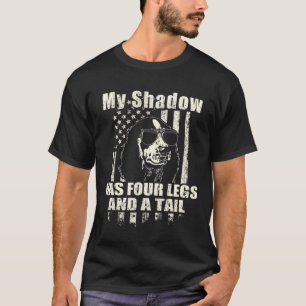 Camiseta Mi Cocker Sombra Español Orgulloso Bandera Estadou