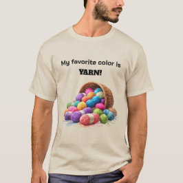 Camiseta Mi color favorito es la lana