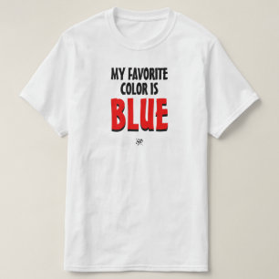 Camiseta Mi color favorito es – Serie de chistes de color e