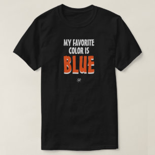 Camiseta Mi color favorito es – Serie de chistes de color e