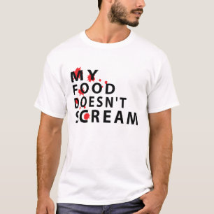 Camiseta Mi comida no grita
