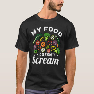 Camiseta Mi Comida No Grita Vegan Vegetales Anti Crueldad A