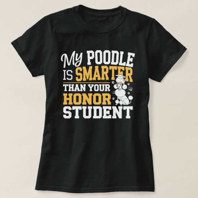 Camiseta Mi Comodle Es Más Inteligente Que Tu Estudiante De (Diseño del anverso)