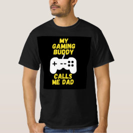 Camiseta Mi compañero de juego me llama papá