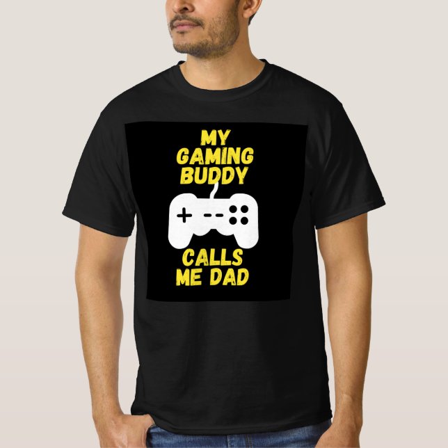 Camiseta Mi compañero de juego me llama papá (Anverso)