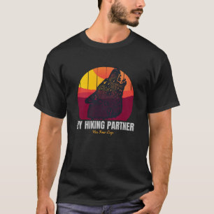 Camiseta Mi Compañero de Senderismo Tiene Cuatro Patas 