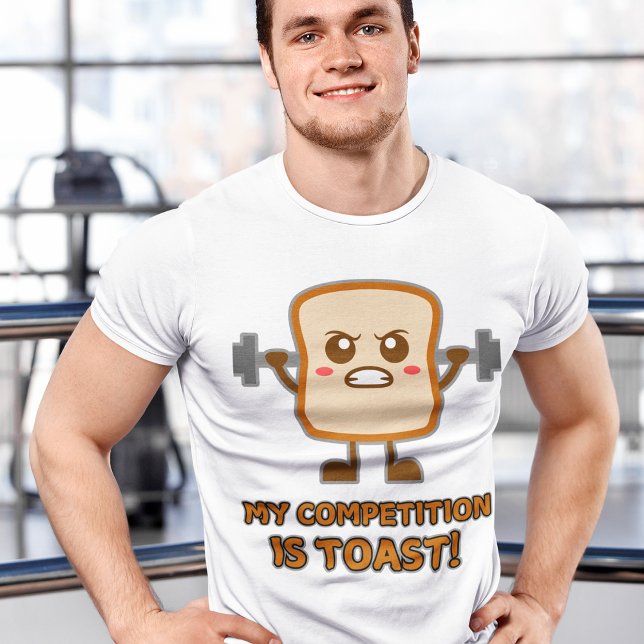 Camiseta "¡Mi Competencia Es Tostada!" Humor de tostada div (Subido por el creador)