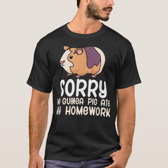 Camiseta Mi conejillo de indias se comió a mi mascota (Anverso)