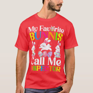 Camiseta Mi conejito favorito me llama inspector de Pascua 