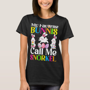 Camiseta Mi conejito favorito me llama Pascua de Snorkel