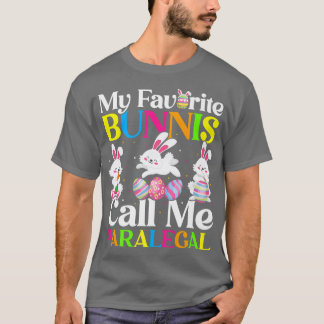 Camiseta Mi conejito favorito me llama Pascua Paralegal 